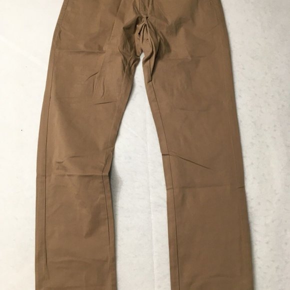 NEW Across the Pond Mens 32X30 Beige Stretch Slim Fit Casual Pants NWT skinny - Picture 1 of 5